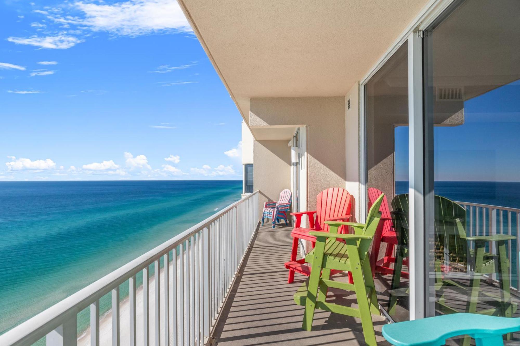 Tidewater Escape: 1Br/2Ba Beachfront Condo, Sleeps 6, Gulf Views & Comfort! 파나마 시티 외부 사진