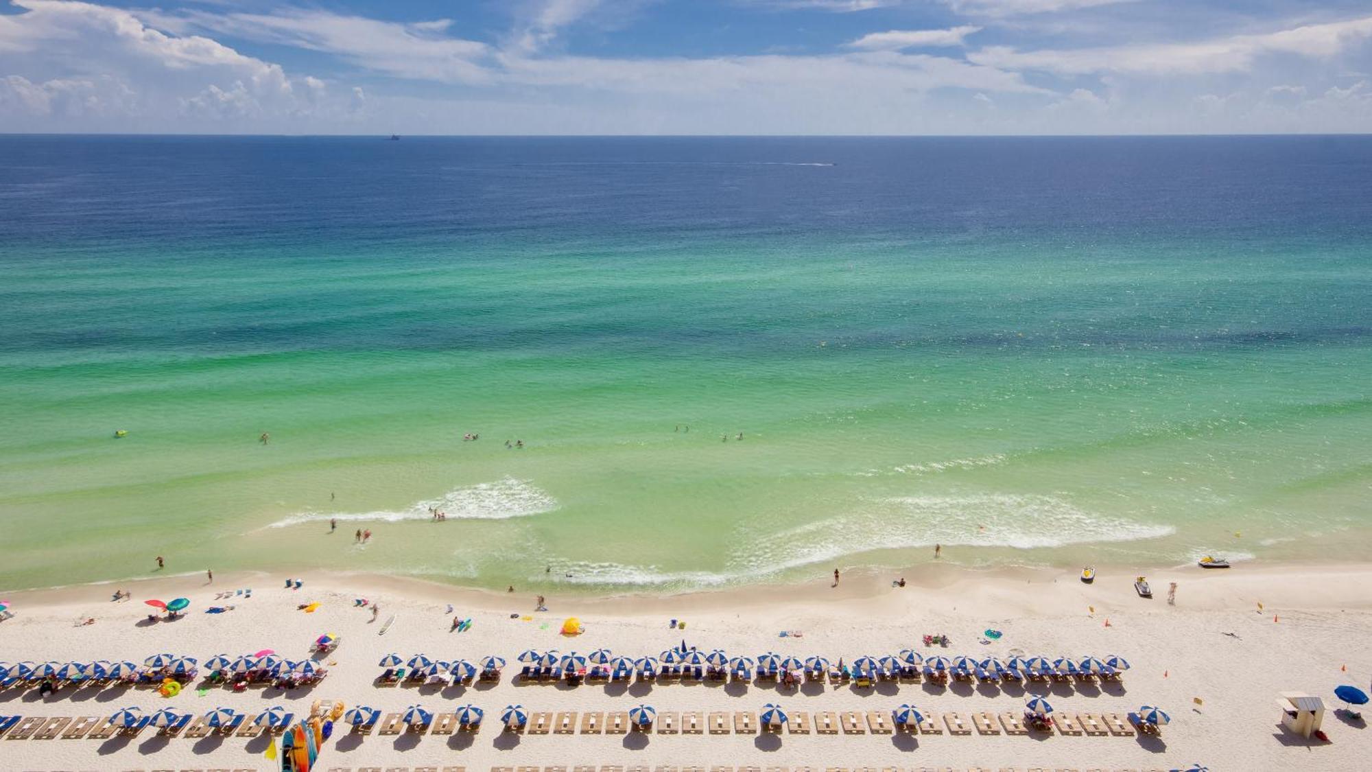 Tidewater Escape: 1Br/2Ba Beachfront Condo, Sleeps 6, Gulf Views & Comfort! 파나마 시티 외부 사진