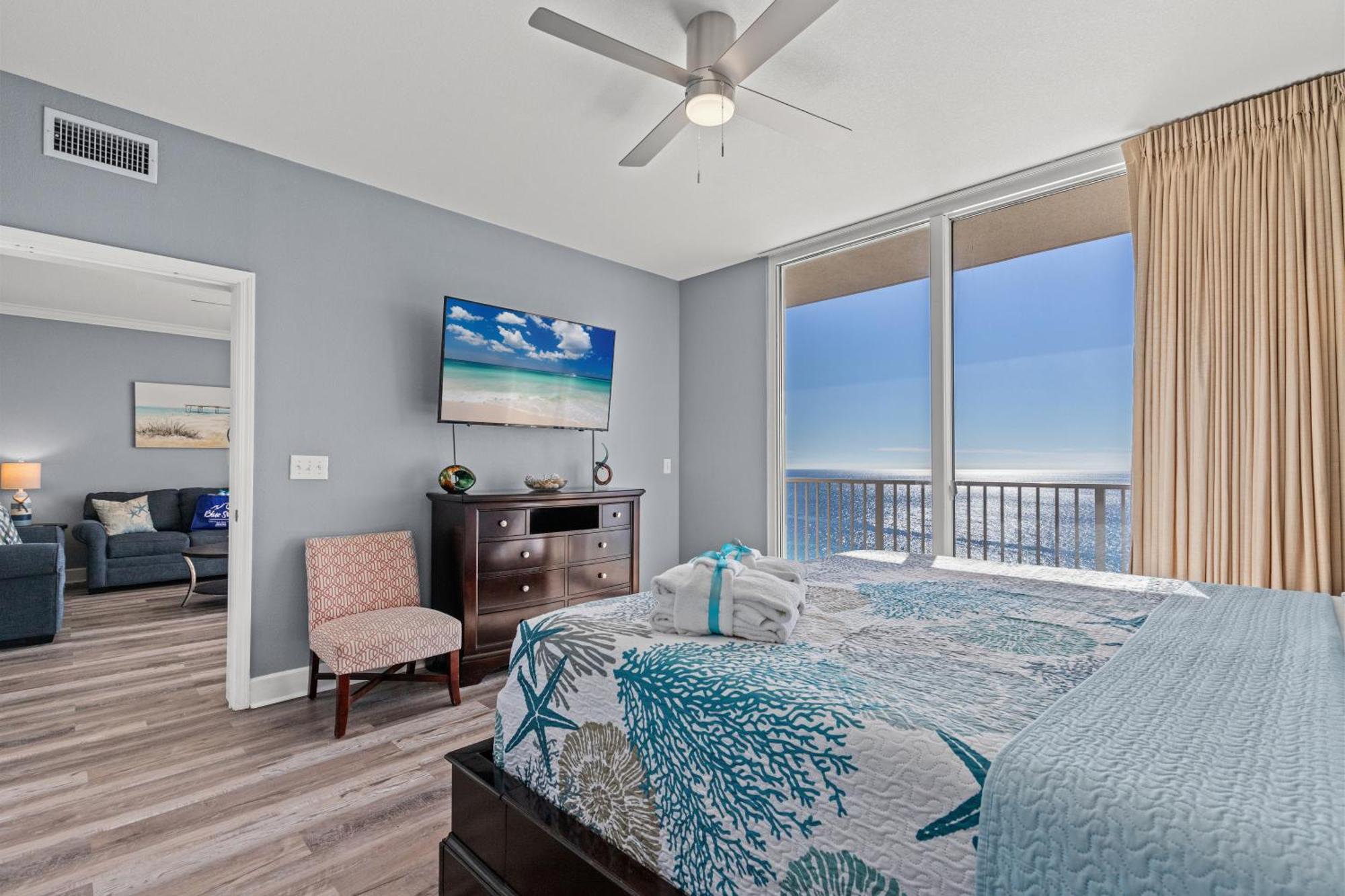 Tidewater Escape: 1Br/2Ba Beachfront Condo, Sleeps 6, Gulf Views & Comfort! 파나마 시티 외부 사진