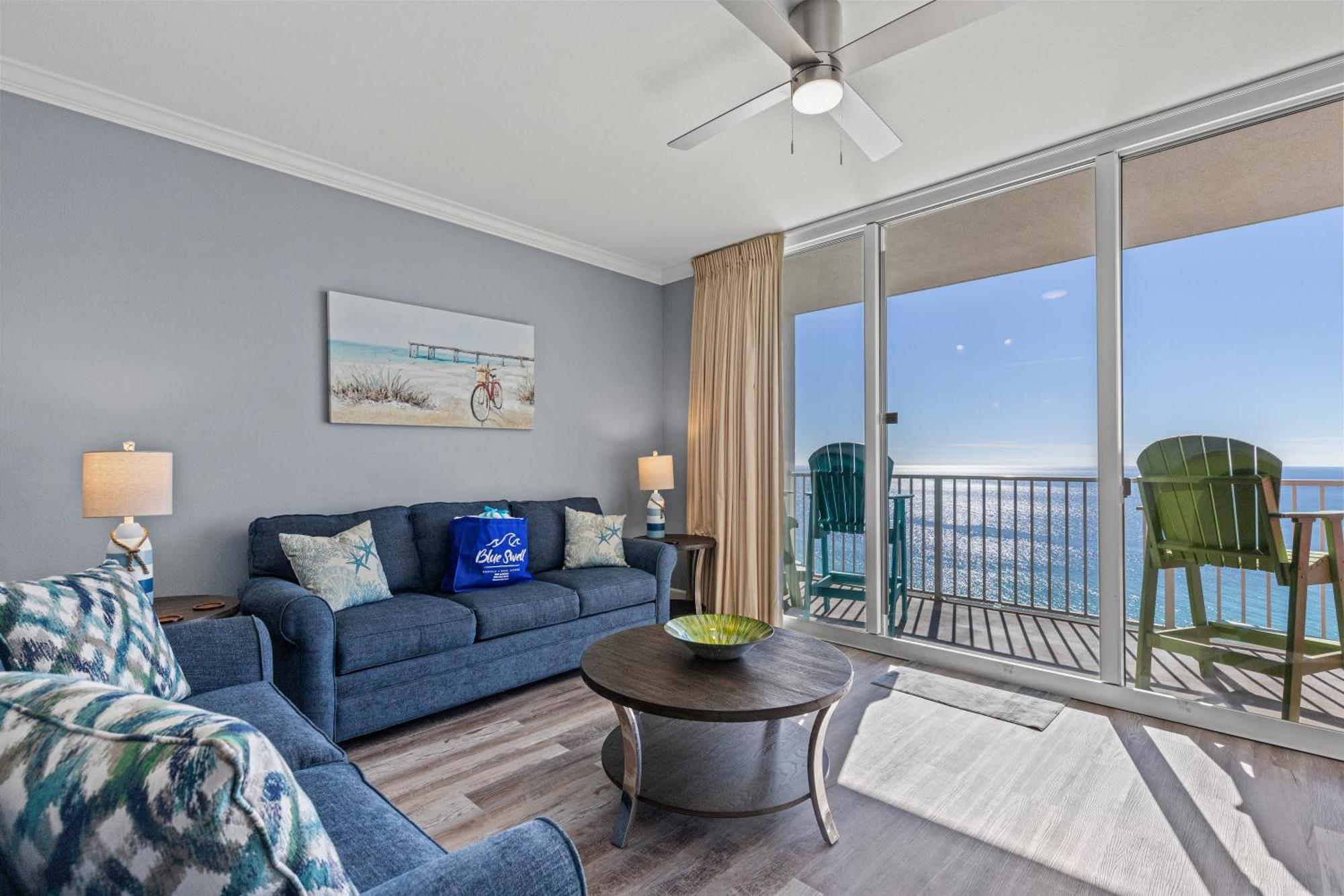 Tidewater Escape: 1Br/2Ba Beachfront Condo, Sleeps 6, Gulf Views & Comfort! 파나마 시티 외부 사진